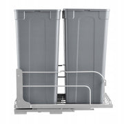VEVOR PULL-OUT TRASH CAN DOUBLE 50 QT X 2 HEAVY DUTY KITCHEN BIN SOFT