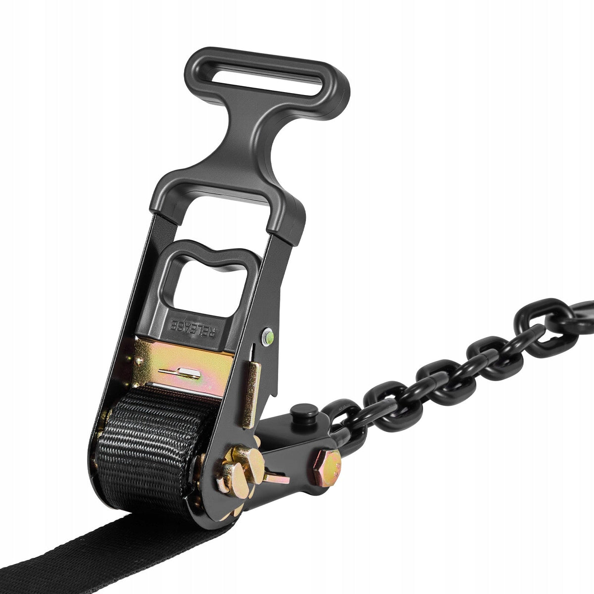 VEVOR 50.8 X 3048 MM WHEEL TIE-DOWN STRAP WITH HEAVY-DUTY HOOKS STRONG AND DURABLE