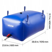 VEVOR WATER STORAGE BAG 240L DOUBLE-LAYER PVC STRONG AND FOLDABLE