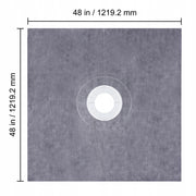 PREMIUM VEVOR SHOWER SEALING KIT 1219X1219MM WITH COLLAR