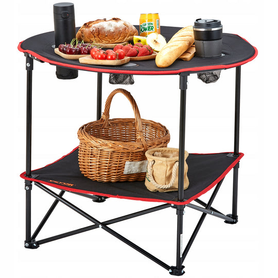 VEVOR FOLDING CAMPING TABLE 720X720X610 MM LIGHTWEIGHT STURDY BEST