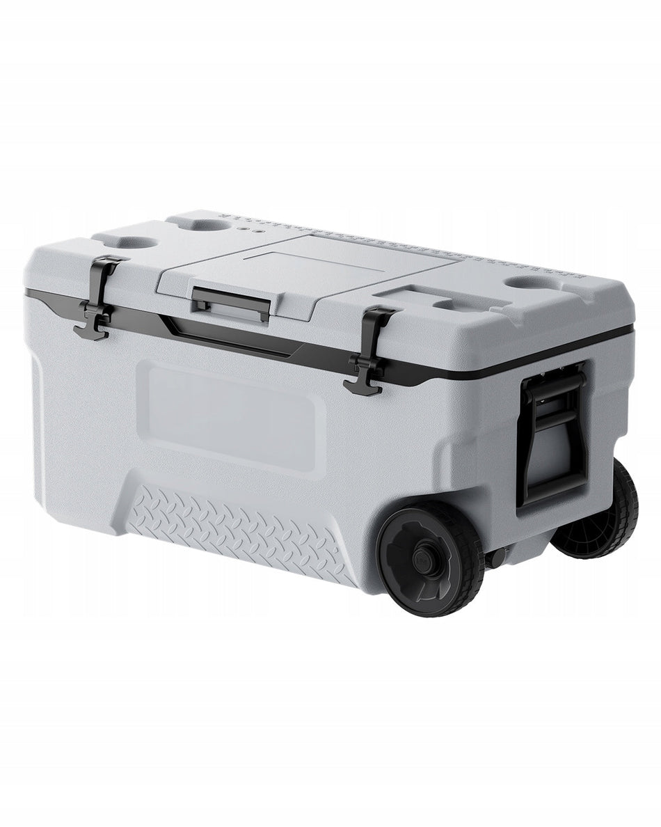 VEVOR PORTABLE TRAVEL REFRIGERATOR 74 QT 120 CANS LIGHTWEIGHT ROBUST