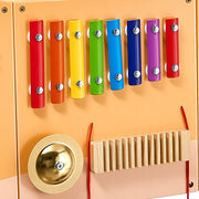 VEVOR KIDS' ACTIVITY WALL FOR AGES 3-12, 12 PREMIUM MONTESSORI GAMES