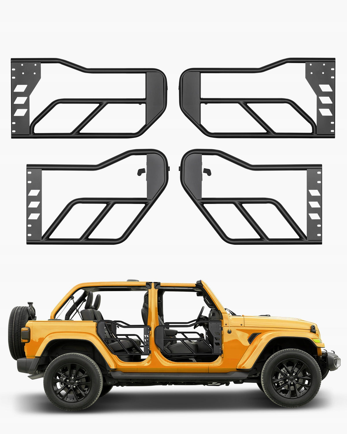VEVOR TUBULAR DOORS JEEP 4-DOOR PREMIUM BEST FOR OFF-ROAD