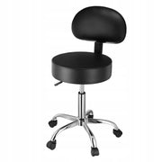 VEVOR SADDLE STOOL SWIVEL ADJUSTABLE 204 KG STRONG BLACK