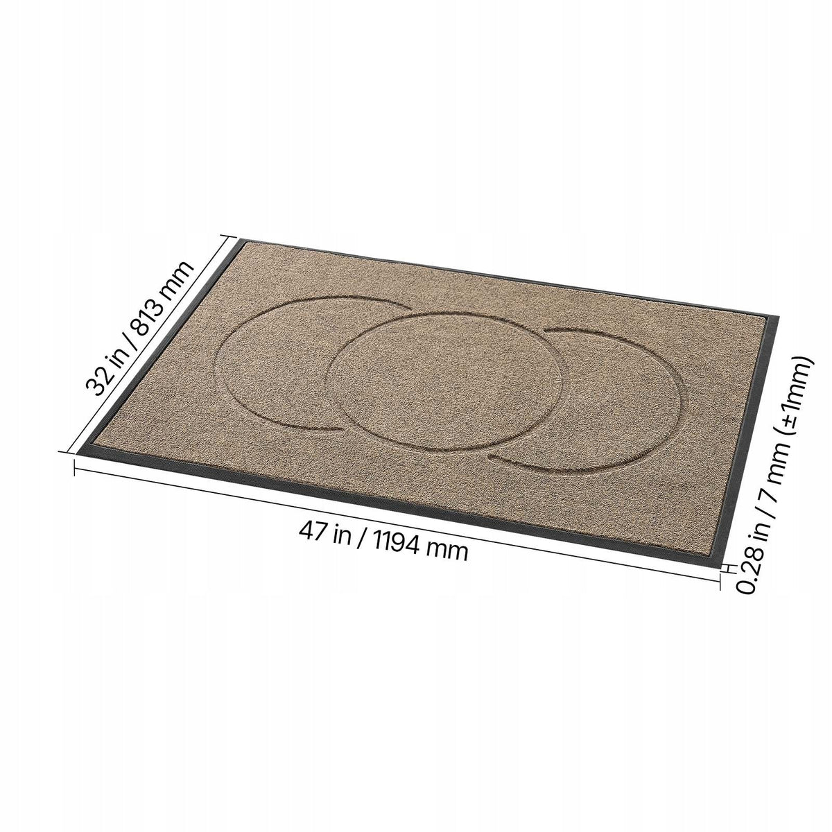 VEVOR DIRT TRAPPER ENTRANCE MAT 1194X813MM HEAVY DUTY SURFACE