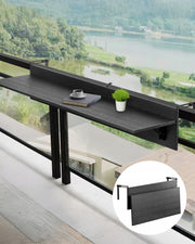 VEVOR FOLDING HANGING BALCONY TABLE 1220X300MM STRONG BEST