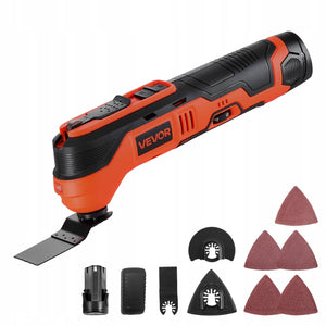 VEVOR CORDLESS OSCILLATING TOOL 12V 6 SPEEDS BATTERY LED