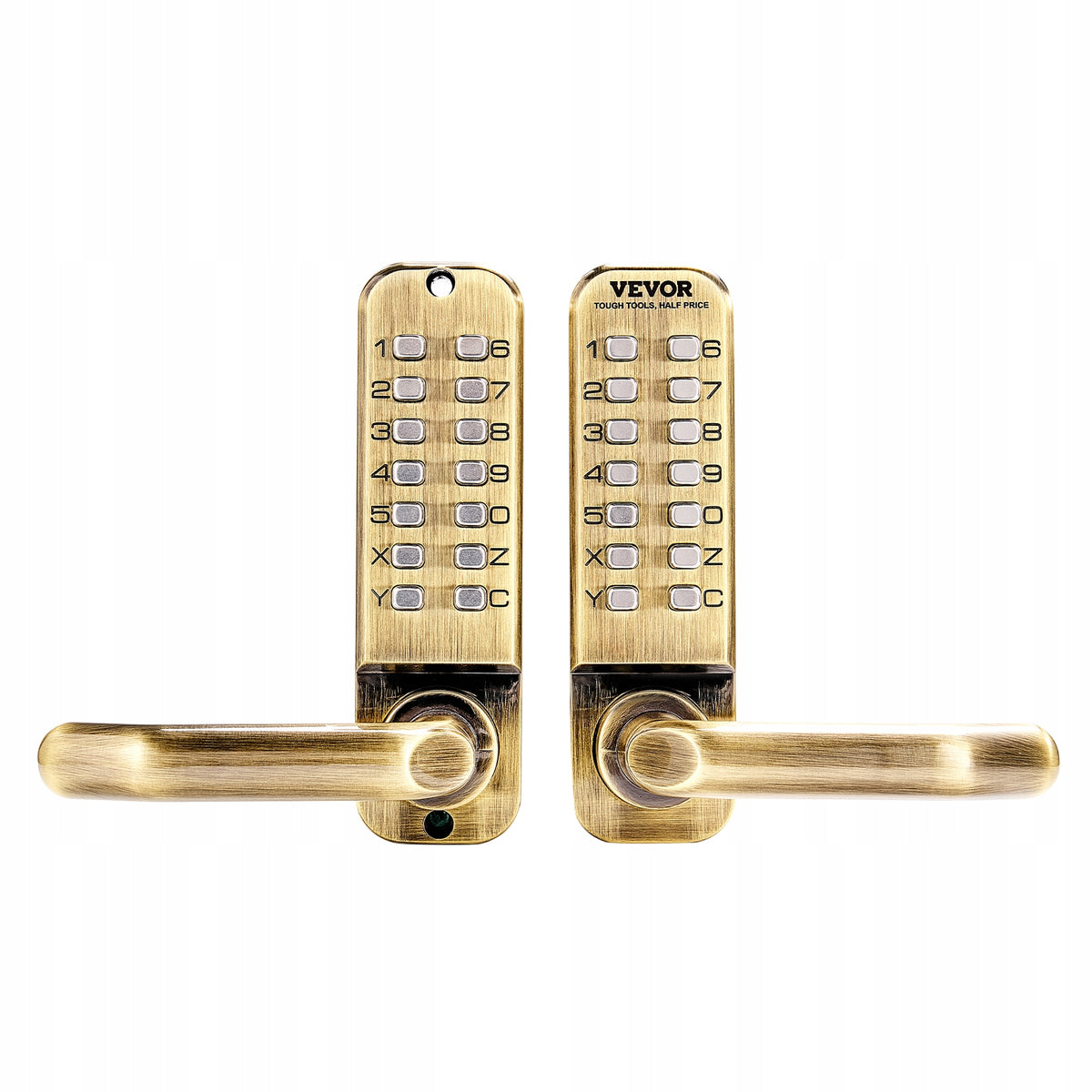 VEVOR MECHANICAL KEYLESS LOCK WITH DOUBLE-SIDED KEYPAD 14 KEYS