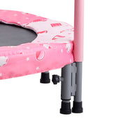 VEVOR 91.44 CM FOLDABLE KIDS TRAMPOLINE WITH HANDLE, RED - BEST