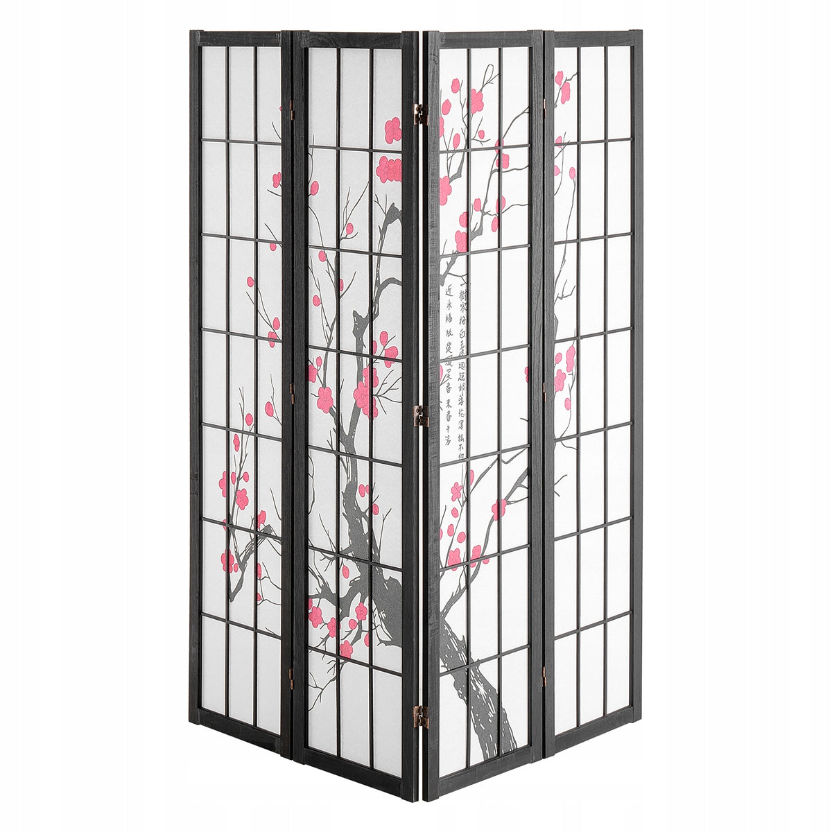 VEVOR 4-PANEL JAPANESE ROOM DIVIDER FOLDING PRIVACY SCREEN