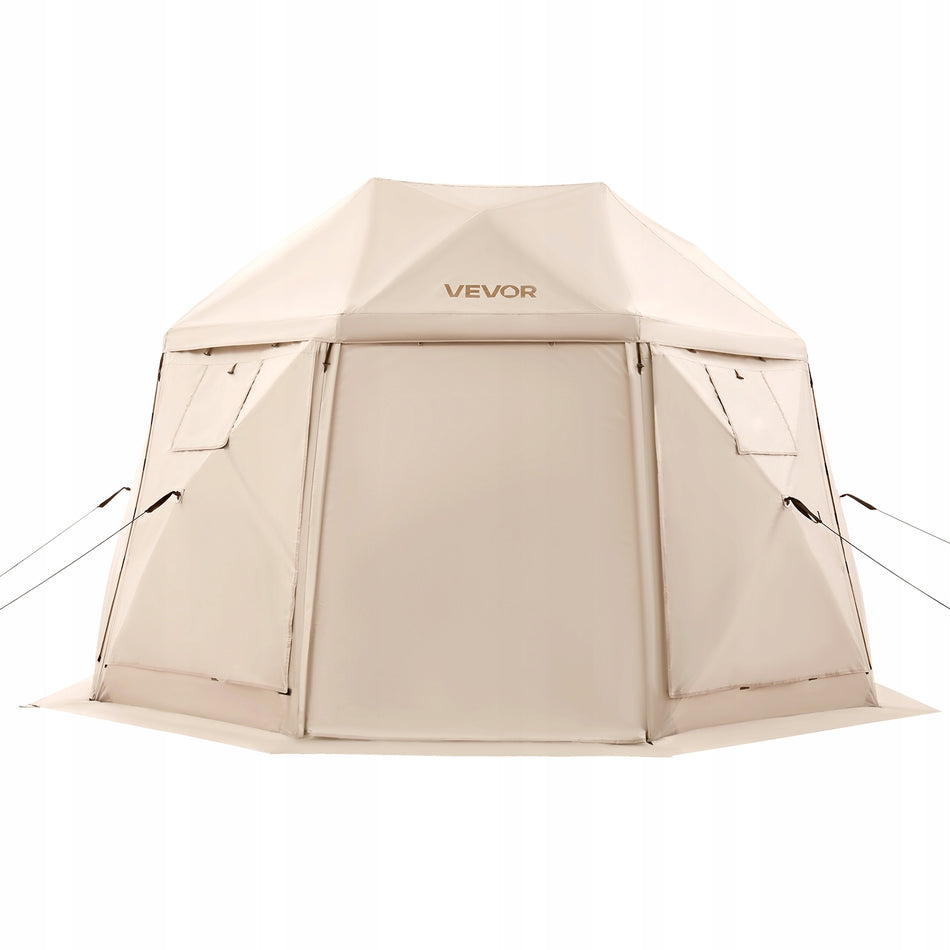 VEVOR POP-UP GAZEBO 3.6X3.6M 13-SIDED SPHERICAL PREMIUM TENT