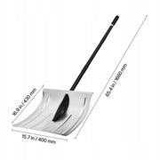 SNOW SHOVEL VEVOR ALUMINIUM 400 MM STRONG LIGHT SNOWPLOW PUSHER