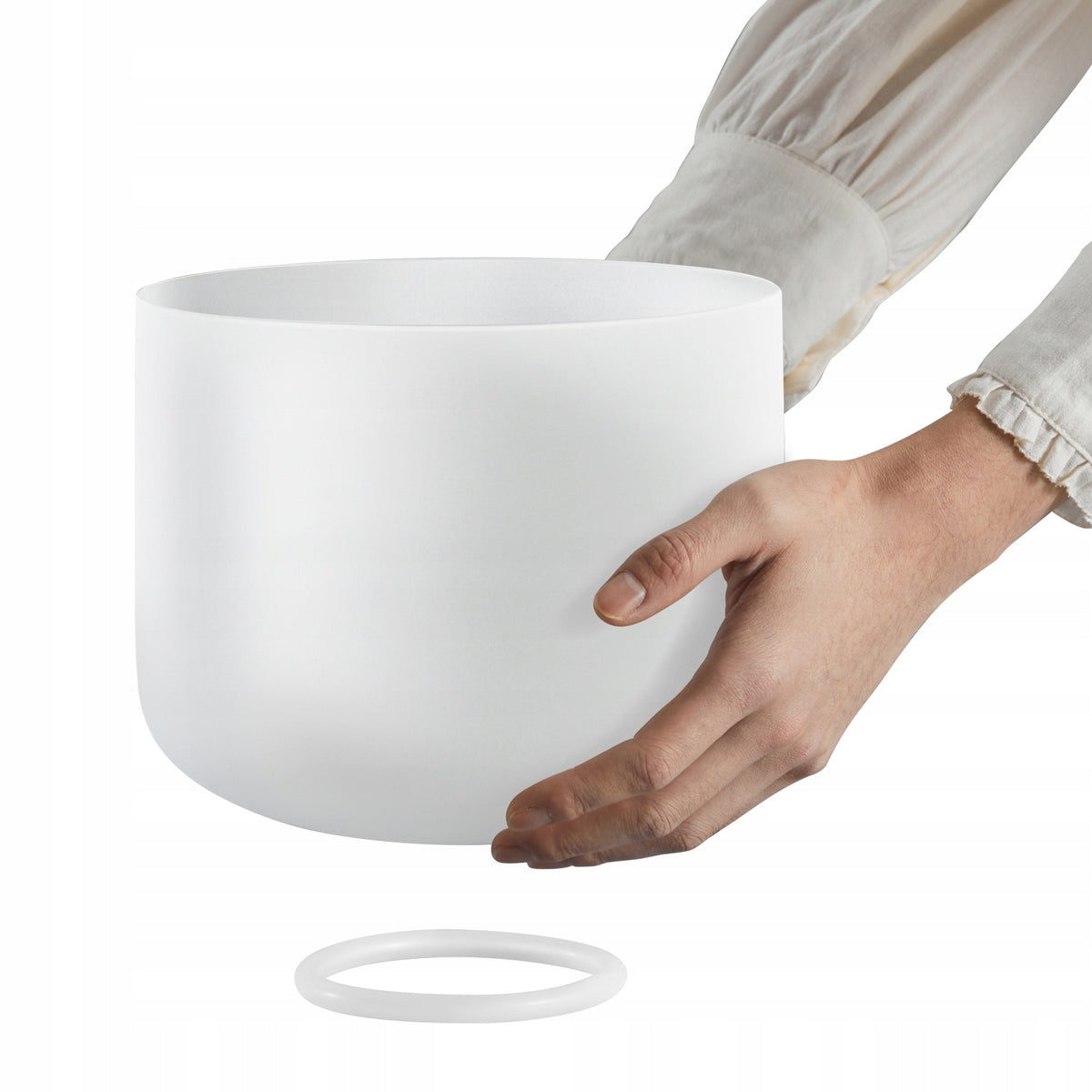 VEVOR SET OF 2 STRONG CRYSTAL SINGING BOWLS 203 AND 254 MM