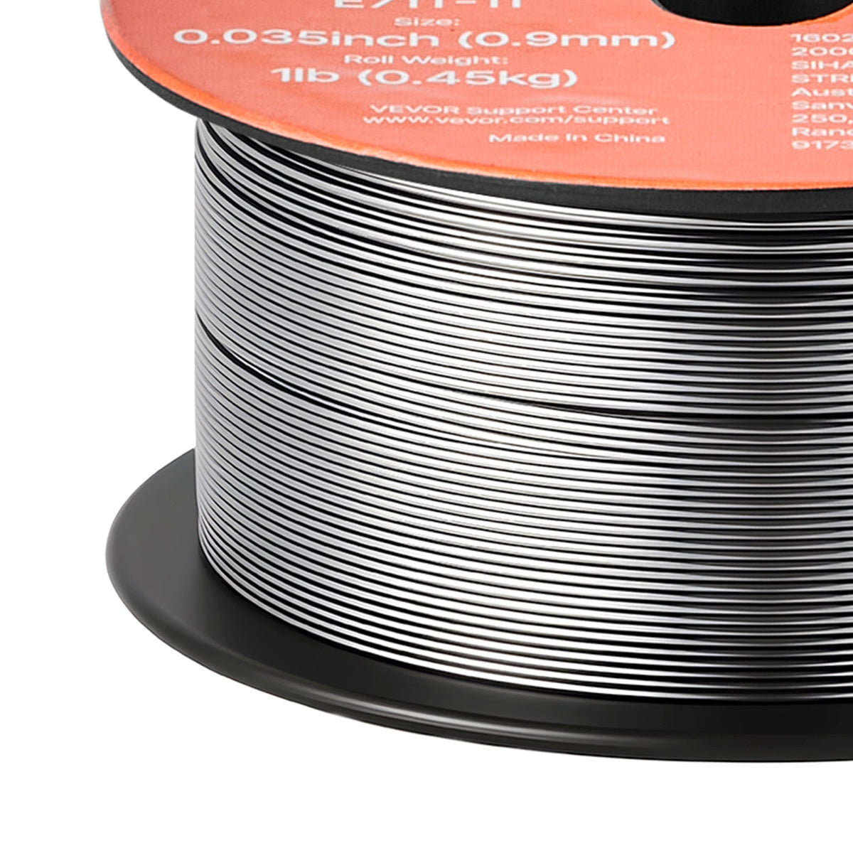 VEVOR FLUX CORED WIRE 0.9 MM E71T-11 FOR MIG WELDING 2 ROLLS GASLESS