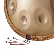 PROFESSIONAL VEVOR HANDPAN DRUM 55 CM 9 TONES 432 HZ D MINOR GOLD