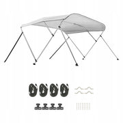 VEVOR BOAT COVER BIMINI TOP 3 ARCHES 600D ALUMINUM WATERPROOF UV