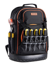 VEVOR TOOL BACKPACK 65 POCKETS 21-PIECE TOOL KIT HEAVY DUTY