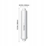 VEVOR REMINERALIZATION FILTER 1100 GALLONS QUICK CONNECT 1/4" PREMIUM