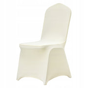 VEVOR 50 PCS FOLDING CHAIR COVERS ELASTIC SPANDEX COLOR BONE
