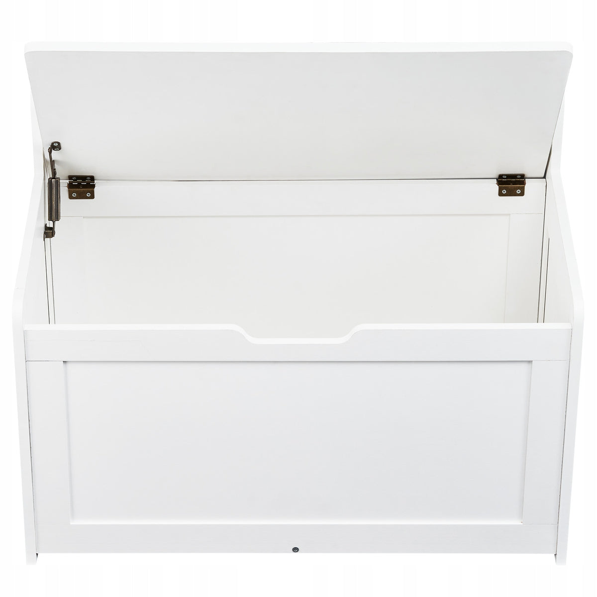 VEVOR KIDS BENCH WITH STORAGE, WOODEN, WHITE, STURDY