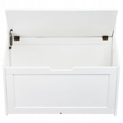 VEVOR KIDS BENCH WITH STORAGE, WOODEN, WHITE, STURDY