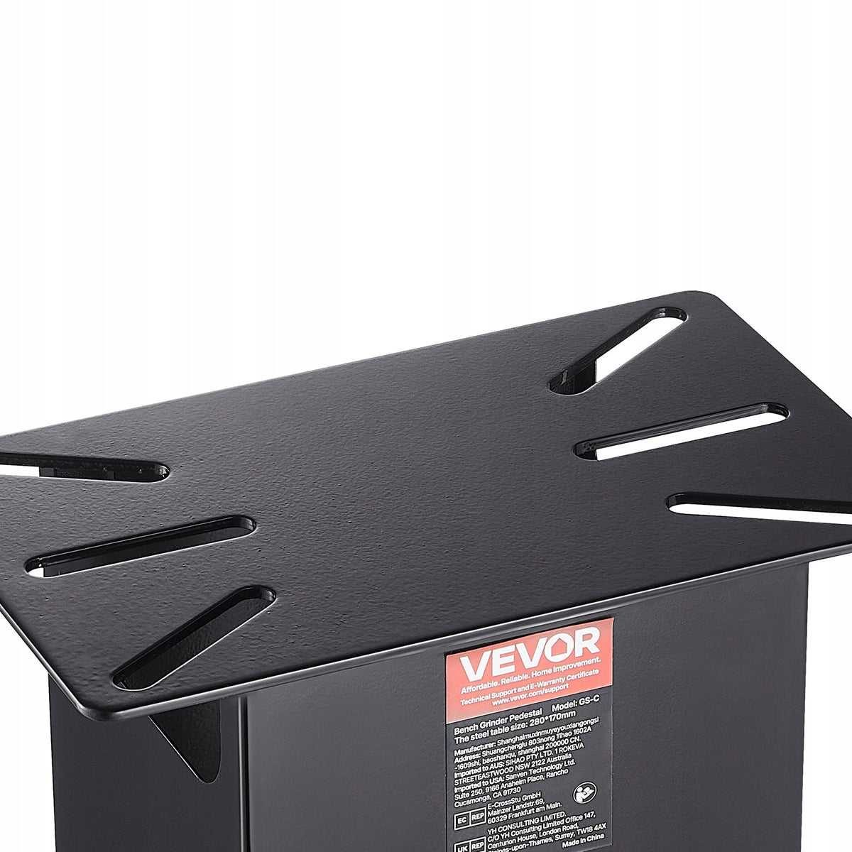 VEVOR PROFESSIONAL GRINDING STAND FLOOR BASE 28X17CM CAST IRON