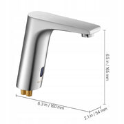 VEVOR L TOUCHLESS BASIN FAUCET AUTOMATIC DURABLE BRUSHED NICKEL