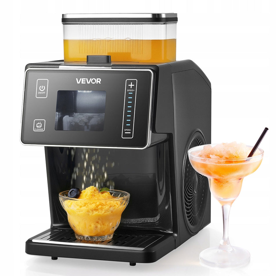 PROFESSIONAL VEVOR 20KG 24H SNOWFLAKE ICE MACHINE 8 SPEEDS