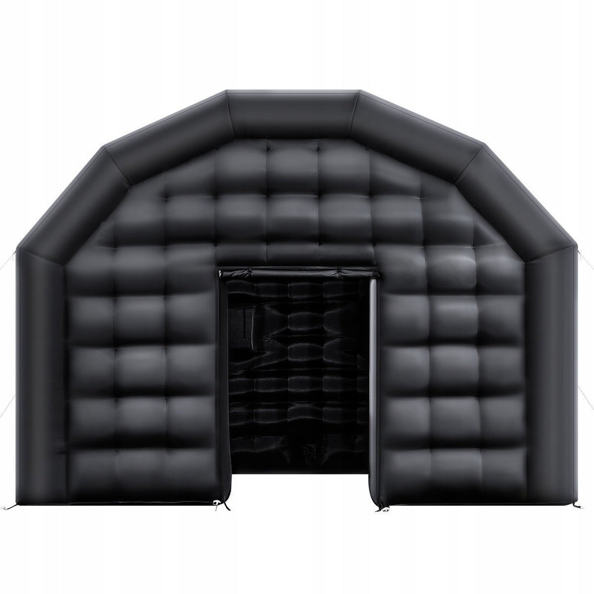 VEVOR 5X4X3.8M INFLATABLE PARTY TENT, BLACK, STURDY AND SPACIOUS
