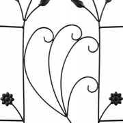 VEVOR SET OF 2 RUSTPROOF METAL TRELLISES 38X152 CM FOR PLANTS