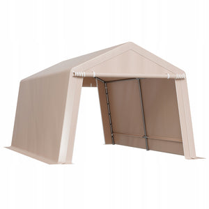 VEVOR TOOL TENT 305X457X243 CM STURDY PE GARAGE TENT BEIGE