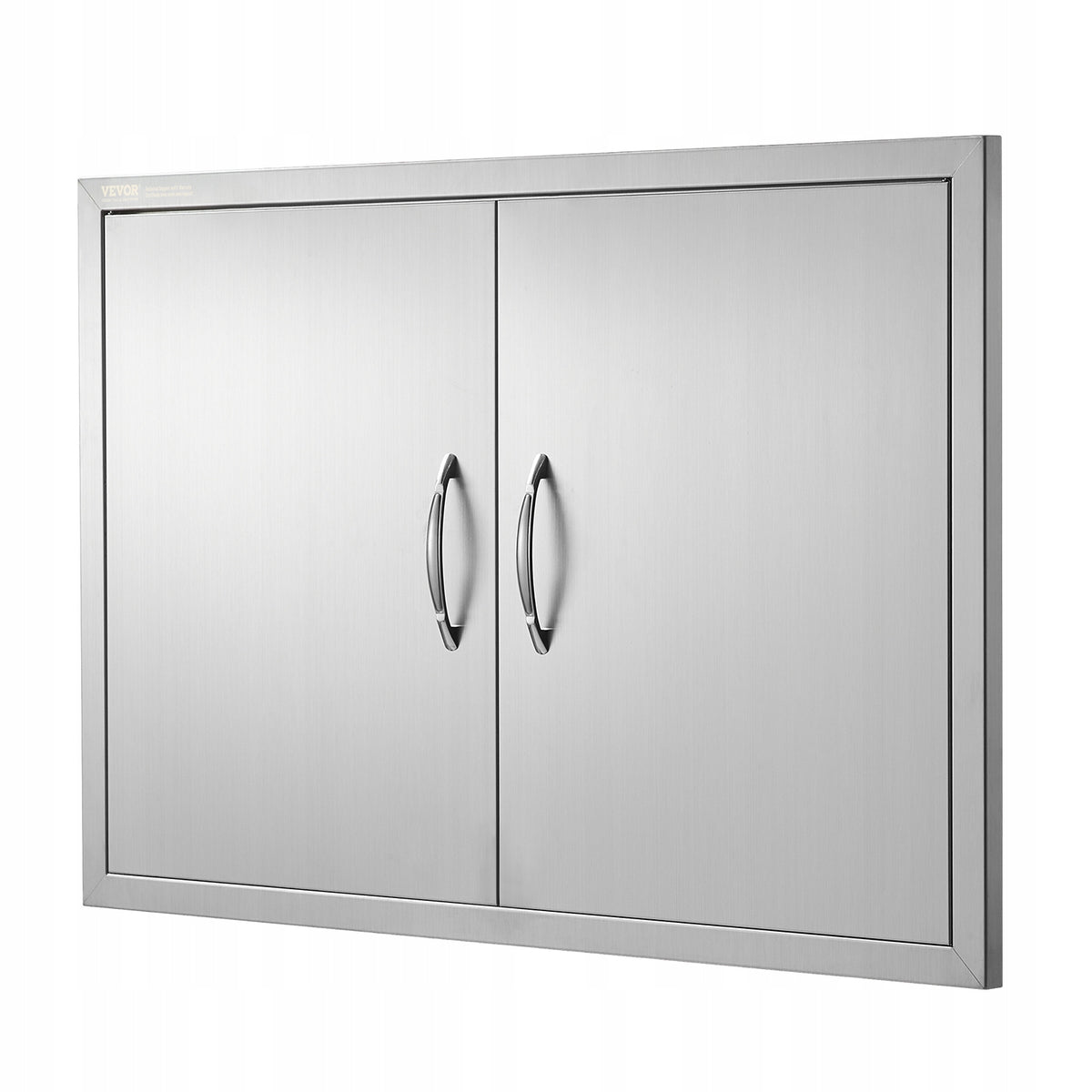 VEVOR PROFESSIONAL DOUBLE ACCESS BBQ DOORS 915X610X46 MM STAINLESS STEEL
