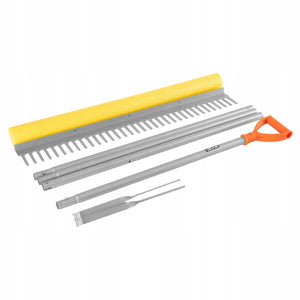 VEVOR 914MM ALUMINUM RAKE HEAD 133 INCHES STRONG LIGHTWEIGHT FOR GARDEN