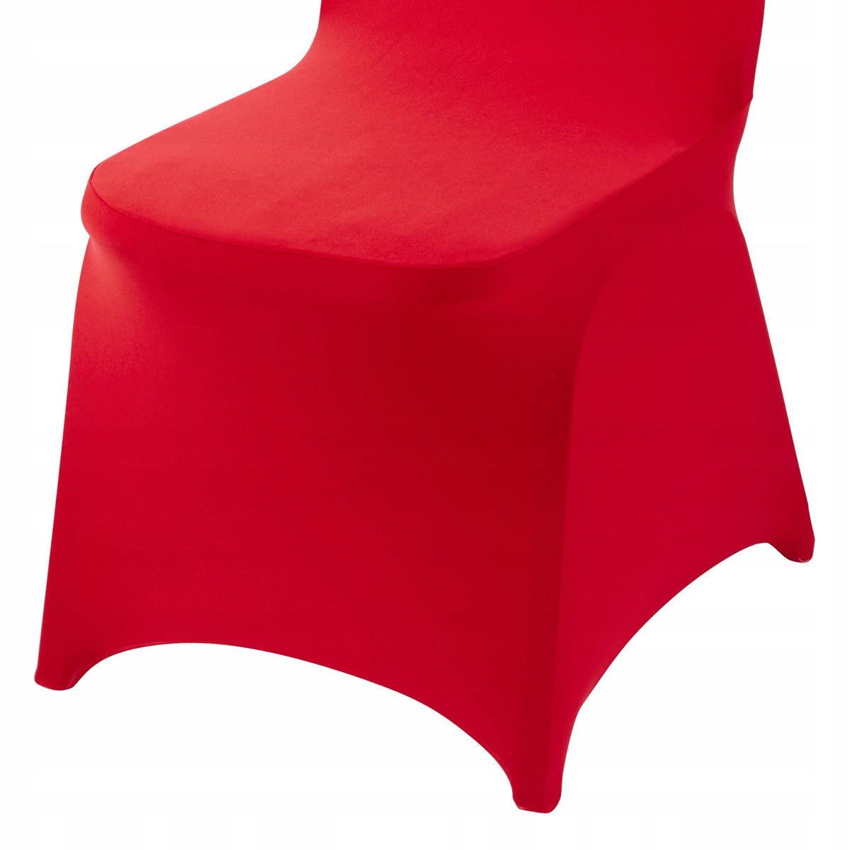VEVOR CHAIR COVERS 50 PCS WASHABLE ELASTIC RED FOR PARTIES