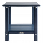 VEVOR HDPE GARDEN SIDE TABLE 45X38X44 CM STRONG BLUE