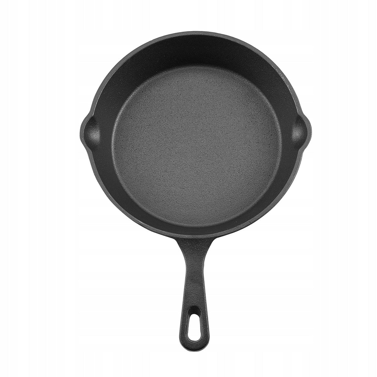 VEVOR CAST IRON PAN SET 150 205 260 305 MM STRONG SET SILICONE