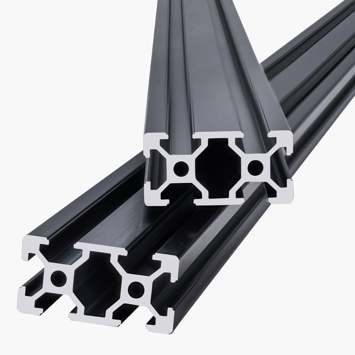 VEVOR 5-PIECE ALUMINIUM PROFILE SET 1500MM T-SLOT 2040 ANODISED