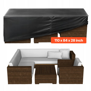 VEVOR WATERPROOF GARDEN FURNITURE COVER 279X213X71CM OXFORD STRONG