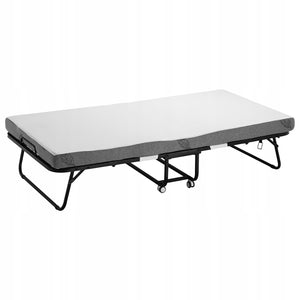 VEVOR FOLDING GUEST BED WITH 10CM MATTRESS, STURDY, 450 LBS CAPACITY