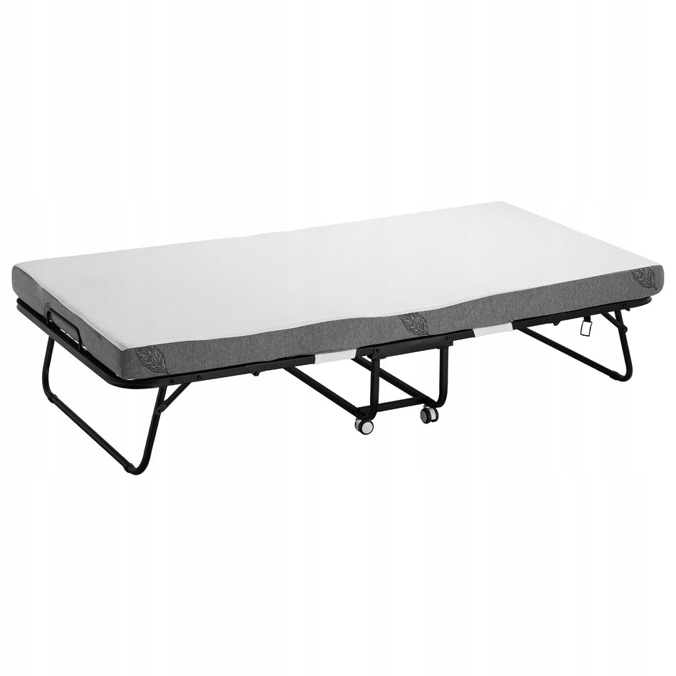 VEVOR FOLDING GUEST BED WITH 10CM MATTRESS, STURDY, 450 LBS CAPACITY