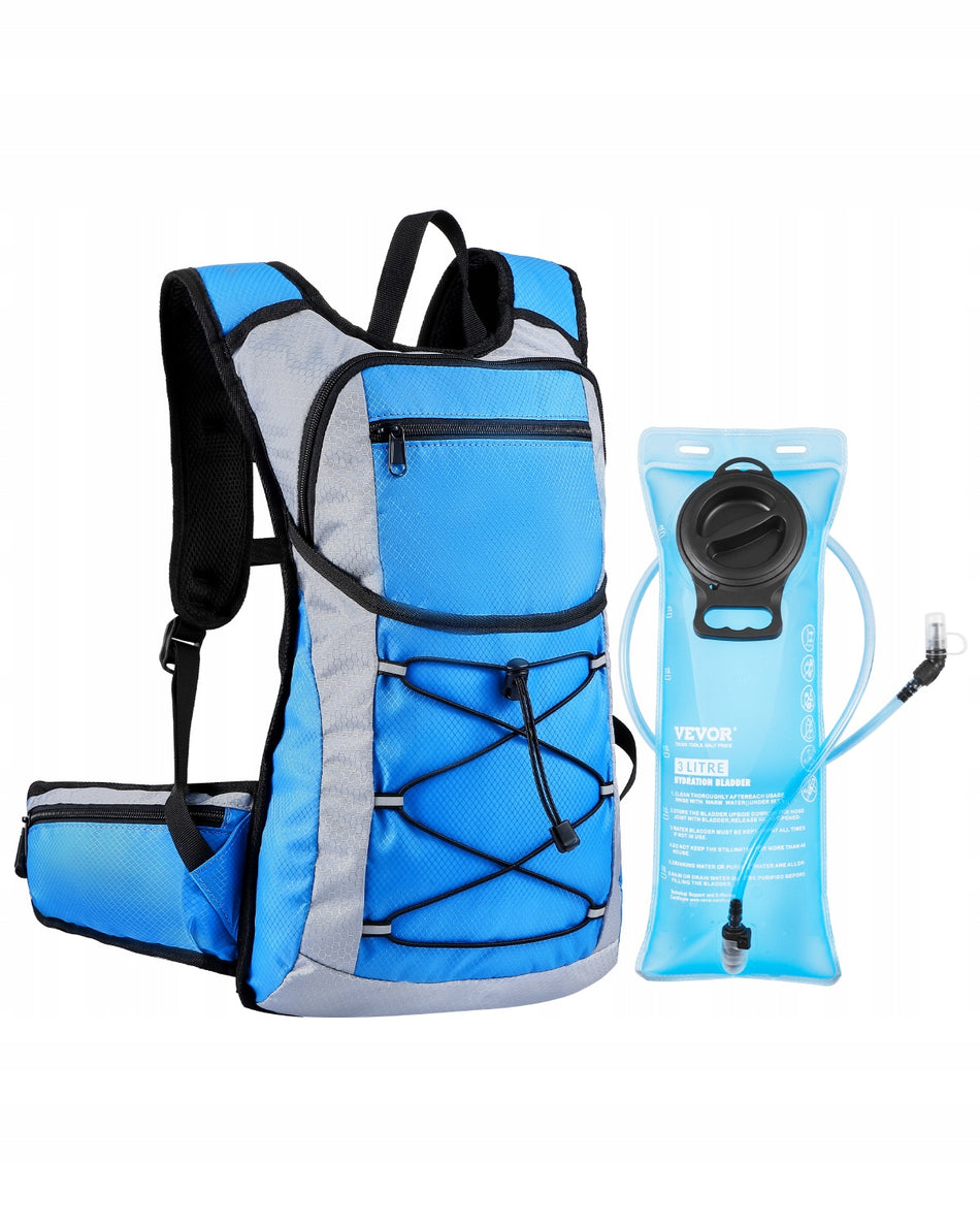 VEVOR BACKPACK WITH 15L INSULATED HYDRATION SYSTEM AND 3L TPU WATER BLADDER