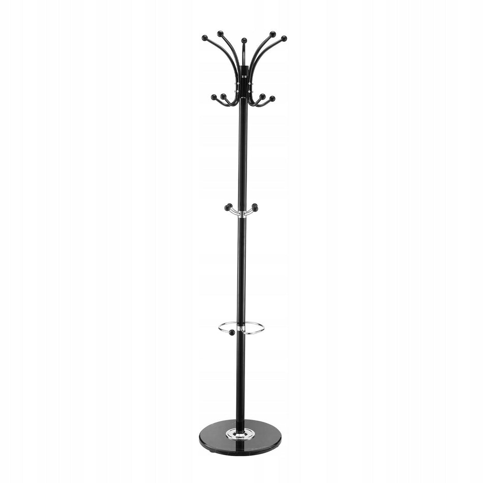 VEVOR 176 CM HEAVY-DUTY CLOTHES RACK WITH MARBLE BASE AND HANDLE
