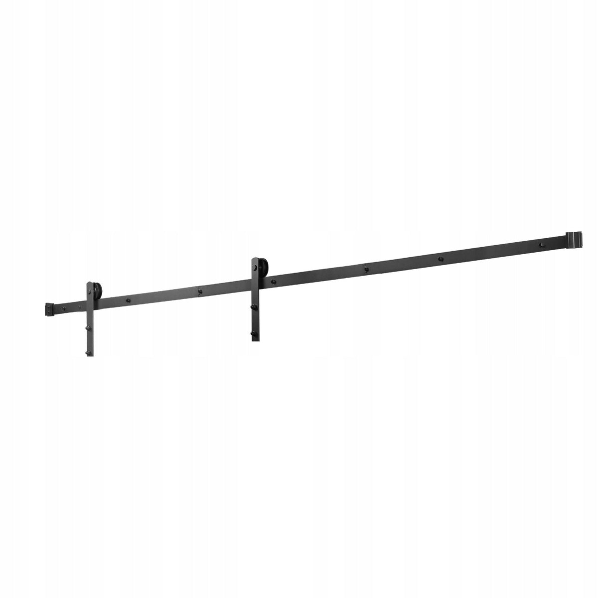 VEVOR 3M SLIDING DOOR SYSTEM BLACK HEAVY DUTY 150KG LOAD CAPACITY