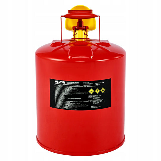 VEVOR 19L Type I Red Safety Can Strong Fuel Canister