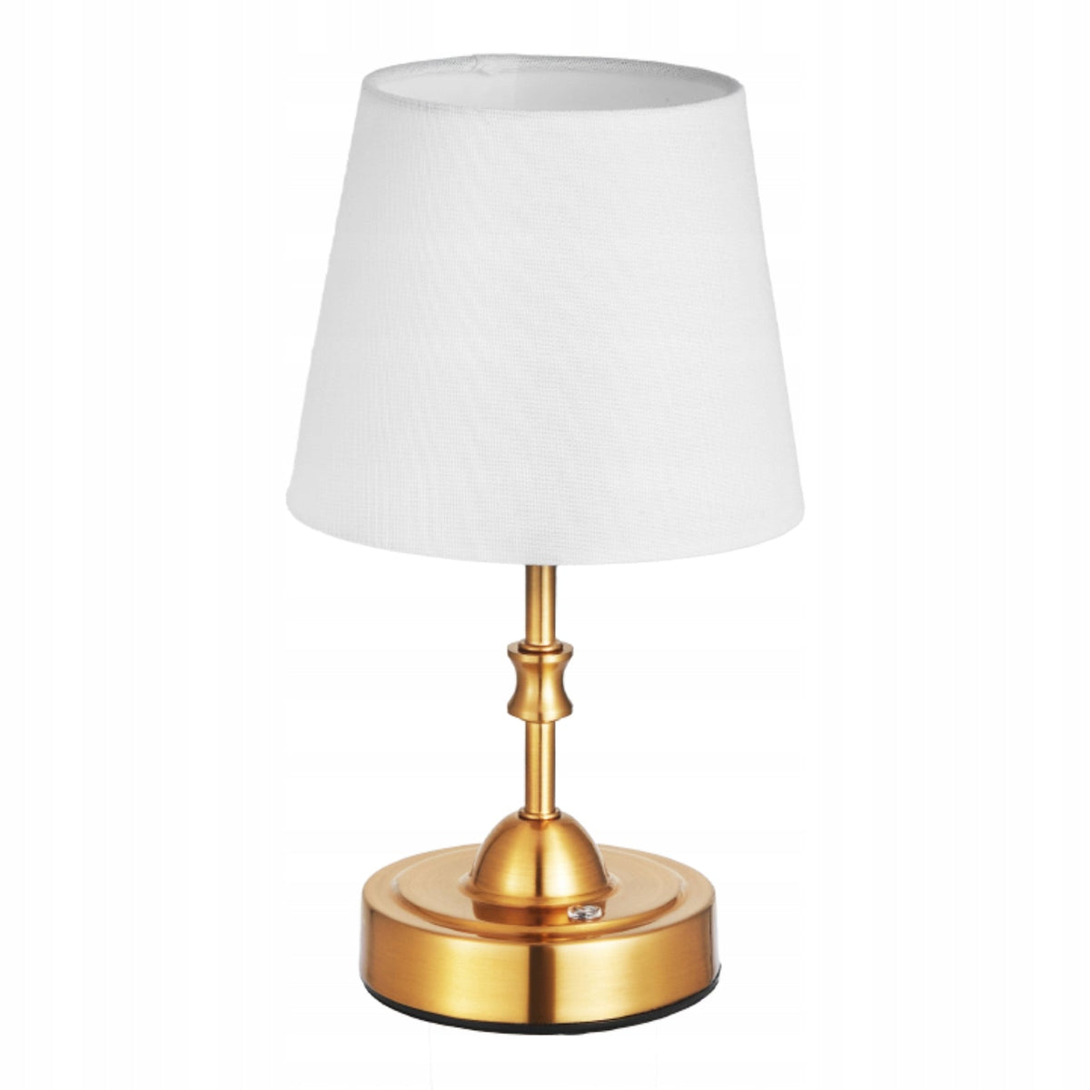 VEVOR CORDLESS TABLE LAMP WITH FABRIC SHADE 3 BRIGHTNESS LEVELS