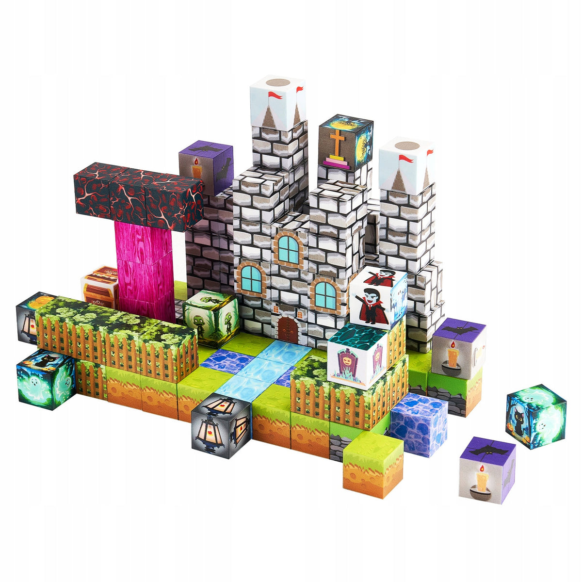 VEVOR MAGNETIC BUILDING BLOCKS 100 PIECES ZOMBIE PREMIUM SET
