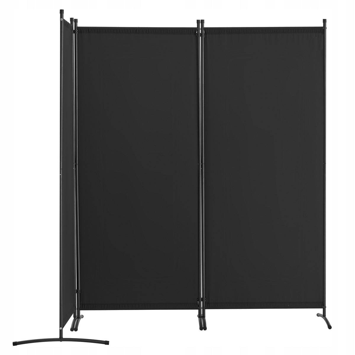 VEVOR 3-Panel Folding Room Divider Strong Black