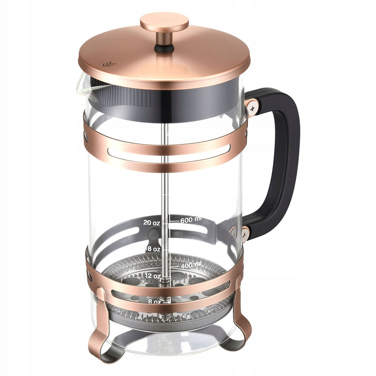 PROFESSIONAL VEVOR 1L BOROSILICATE GLASS FRENCH PRESS COFFEE MAKER
