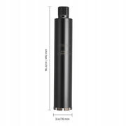 VEVOR PROFESSIONAL 76MM 356MM WET CORE DRILL 1-1 THREAD